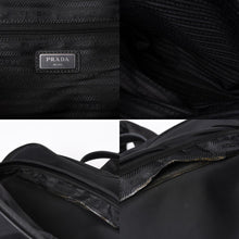 画像をギャラリービューアに読み込む, 極美品 PRADA プラダ Re-Nylon リナイロン バックパック リュック 2VZ081 ブラック シルバー金具 中古 4b013950