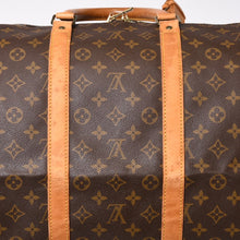 画像をギャラリービューアに読み込む, LOUIS VUITTON ルイヴィトン キーポル55 ボストンバッグ M41414 モノグラム ブラウン ゴールド金具 良品 中古 4b013712