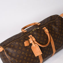 画像をギャラリービューアに読み込む, LOUIS VUITTON ルイヴィトン キーポル55 ボストンバッグ M41414 モノグラム ブラウン ゴールド金具 良品 中古 4b013712