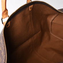 画像をギャラリービューアに読み込む, LOUIS VUITTON ルイヴィトン キーポル55 ボストンバッグ M41414 モノグラム ブラウン ゴールド金具 良品 中古 4b013712