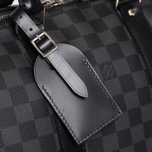 画像をギャラリービューアに読み込む, 極美品 LOUISVUITTON ルイヴィトン キーポルバンドリエール45 ボストンバッグ MB1124 ダミエグラフィット ブラック 中古 4b013988