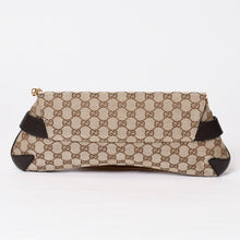 画像をギャラリービューアに読み込む, 極美品 GUCCI グッチ 1955 Horsebit 1955 ホースビット 2WAYバッグ 120134 GGキャンバス レザー ベージュ 中古 4b013567