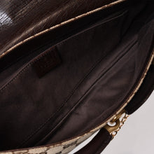 画像をギャラリービューアに読み込む, 極美品 GUCCI グッチ 1955 Horsebit 1955 ホースビット 2WAYバッグ 120134 GGキャンバス レザー ベージュ 中古 4b013567