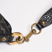 画像をギャラリービューアに読み込む, LOUIS VUITTON ルイヴィトン ネオカヴィMM ハンドバッグ M95351 モノグラム デニム ブラック 2WAY ゴールド金具 美品 中古 4b014117
