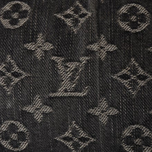 画像をギャラリービューアに読み込む, LOUIS VUITTON ルイヴィトン ネオカヴィMM ハンドバッグ M95351 モノグラム デニム ブラック 2WAY ゴールド金具 美品 中古 4b014117