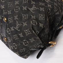 画像をギャラリービューアに読み込む, LOUIS VUITTON ルイヴィトン ネオカヴィMM ハンドバッグ M95351 モノグラム デニム ブラック 2WAY ゴールド金具 美品 中古 4b014117