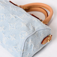 画像をギャラリービューアに読み込む, 極美品 LOUIS VUITTON ルイヴィトン 2WAY ハンドハッグ モノグラム デニム ナノ スピーディ M11212 中古 4b014067