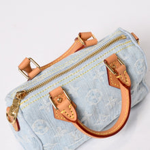 画像をギャラリービューアに読み込む, 極美品 LOUIS VUITTON ルイヴィトン 2WAY ハンドハッグ モノグラム デニム ナノ スピーディ M11212 中古 4b014067