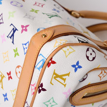 画像をギャラリービューアに読み込む, 極美品 LOUIS VUITTON ルイヴィトン プリシラ ハンドバッグ M40096 モノグラム マルチカラー ホワイト 村上隆 中古 4b014065