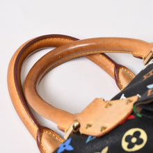 画像をギャラリービューアに読み込む, LOUIS VUITTON ルイヴィトン スピーディ30 ハンドバッグ M92642 モノグラム マルチカラー ブラック ゴールド金具 村上隆 美品 中古 4b014066