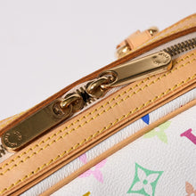 画像をギャラリービューアに読み込む, 極美品 LOUIS VUITTON ルイヴィトン プリシラ ハンドバッグ M40096 モノグラム マルチカラー ホワイト 村上隆 中古 4b014065