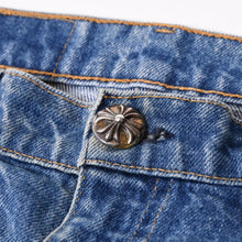 画像をギャラリービューアに読み込む, CHROME HEARTS クロムハーツ セメタリークロスパッチ デニムパンツ サイズ34 Levi's 517 リーバイス517 美品 中古 4b014087