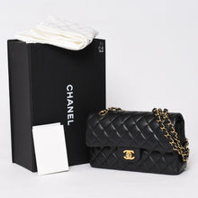 画像をギャラリービューアに読み込む, 新品同様 CHANEL シャネル マトラッセ23 Wフラップ Wチェーンショルダーバッグ ランダム番台 ココマーク ラムスキン ブラック 中古 4b014039