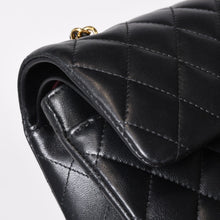 画像をギャラリービューアに読み込む, 新品同様 CHANEL シャネル マトラッセ23 Wフラップ Wチェーンショルダーバッグ ランダム番台 ココマーク ラムスキン ブラック 中古 4b014039