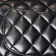 画像をギャラリービューアに読み込む, 新品同様 CHANEL シャネル マトラッセ23 Wフラップ Wチェーンショルダーバッグ ランダム番台 ココマーク ラムスキン ブラック 中古 4b014039