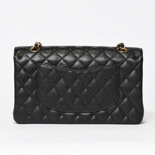 画像をギャラリービューアに読み込む, 極美品 CHANEL シャネル マトラッセ25 Wフラップ Wチェーンショルダーバッグ 21番台 ココマーク キャビアスキン ブラック ゴールド 中古 4b014038