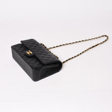 画像をギャラリービューアに読み込む, 極美品 CHANEL シャネル マトラッセ25 Wフラップ Wチェーンショルダーバッグ 21番台 ココマーク キャビアスキン ブラック ゴールド 中古 4b014038