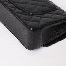 画像をギャラリービューアに読み込む, 極美品 CHANEL シャネル マトラッセ25 Wフラップ Wチェーンショルダーバッグ 21番台 ココマーク キャビアスキン ブラック ゴールド 中古 4b014038