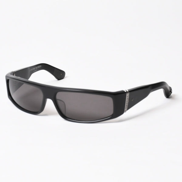 極美品 CHROME HEARTS クロムハーツ PORNY ポルニー サングラス アセテート シルバー925 ブラック サイズ63☐15-129 中古 4b014106