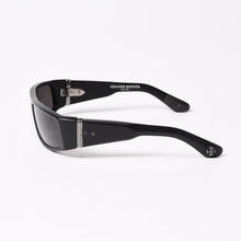 Load image into Gallery viewer, 極美品 CHROME HEARTS クロムハーツ PORNY ポルニー サングラス アセテート シルバー925 ブラック サイズ63☐15-129 中古 4b014106