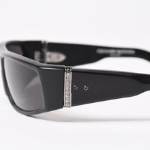 Load image into Gallery viewer, 極美品 CHROME HEARTS クロムハーツ PORNY ポルニー サングラス アセテート シルバー925 ブラック サイズ63☐15-129 中古 4b014106