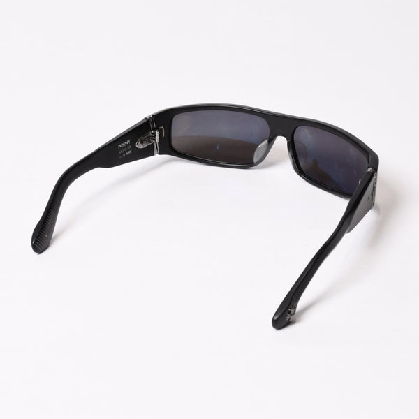 極美品 CHROME HEARTS クロムハーツ PORNY ポルニー サングラス アセテート シルバー925 ブラック サイズ63☐15-129 中古 4b014106
