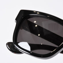 Load image into Gallery viewer, 極美品 CHROME HEARTS クロムハーツ BOX-OFFICER ボックスオフィサー サングラス ダガー ブラック サイズ56□19-144 中古 4b014107