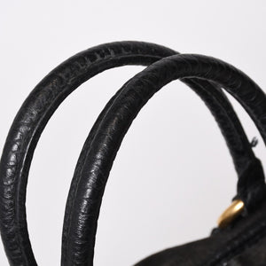 LOUIS VUITTON ルイヴィトン ネオカヴィ MM ハンドバッグ M95351 モノグラム デニム ブラック 2WAY ゴールド金具 美品 中古 4b014116