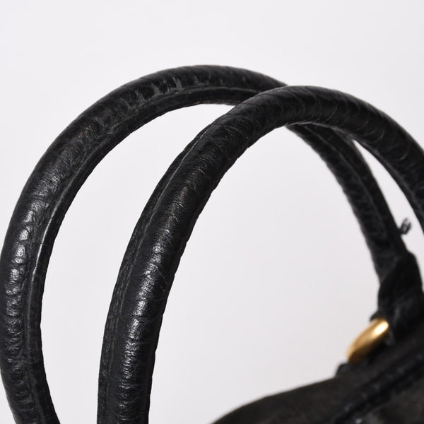 LOUIS VUITTON ルイヴィトン ネオカヴィ MM ハンドバッグ M95351 モノグラム デニム ブラック 2WAY ゴールド金具 美品 中古 4b014116