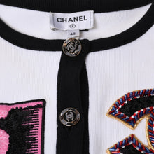 画像をギャラリービューアに読み込む, CHANEL シャネル ノースリーブ ブラウス P74085V64275 サイズ42 ココマーク スパンコール クルーズコレクション メンズ 美品 中古 4b012775