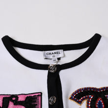 画像をギャラリービューアに読み込む, CHANEL シャネル ノースリーブ ブラウス P74085V64275 サイズ42 ココマーク スパンコール クルーズコレクション メンズ 美品 中古 4b012775