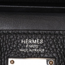 画像をギャラリービューアに読み込む, 新品同様 エルメス HERMES アッカドPM W刻印 ワンショルダーバッグ ブラック トゴ 新型 シルバー金具 中古 4b014069