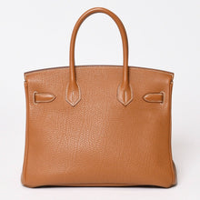 画像をギャラリービューアに読み込む, 極美品 HERMES エルメス バーキン30 ハンドバッグ トゴ ゴールド シルバー金具 ☐P刻印 中古 4b014041