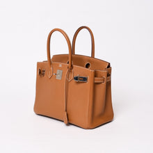 画像をギャラリービューアに読み込む, 極美品 HERMES エルメス バーキン30 ハンドバッグ トゴ ゴールド シルバー金具 ☐P刻印 中古 4b014041