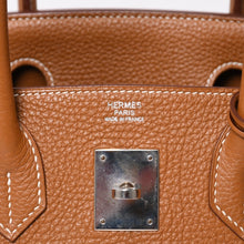 画像をギャラリービューアに読み込む, 極美品 HERMES エルメス バーキン30 ハンドバッグ トゴ ゴールド シルバー金具 ☐P刻印 中古 4b014041