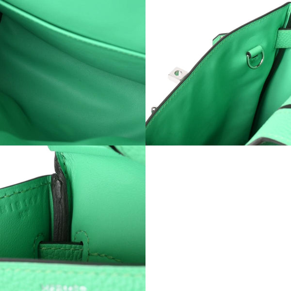 新品同様 エルメス HERMES アッカドPM B刻印 ワンショルダーバッグ ヴェールコミック トゴ 新型 シルバー金具 中古 4b014108