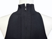 Load image into Gallery viewer, 新品未使用 DAVID KOMA デヴィッド コーマ フラワー タイトドレス ビスコース ナイロン エラスタン ブラック サイズM 中古 4b004000