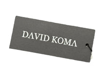 Load image into Gallery viewer, 新品未使用 DAVID KOMA デヴィッド コーマ フラワー タイトドレス ビスコース ナイロン エラスタン ブラック サイズM 中古 4b004000