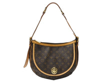 画像をギャラリービューアに読み込む, LOUIS VUITTON ルイヴィトン ショルダーバッグ M40075 トゥラムGM モノグラム ブラウン ゴールド金具 美品 中古 4b004182