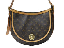 画像をギャラリービューアに読み込む, LOUIS VUITTON ルイヴィトン ショルダーバッグ M40075 トゥラムGM モノグラム ブラウン ゴールド金具 美品 中古 4b004182