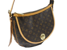 画像をギャラリービューアに読み込む, LOUIS VUITTON ルイヴィトン ショルダーバッグ M40075 トゥラムGM モノグラム ブラウン ゴールド金具 美品 中古 4b004182