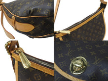 画像をギャラリービューアに読み込む, LOUIS VUITTON ルイヴィトン ショルダーバッグ M40075 トゥラムGM モノグラム ブラウン ゴールド金具 美品 中古 4b004182