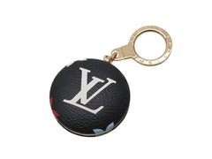 極美品 LOUIS VUITTON ルイヴィトン アストロトロピカル モノグラム キーチャーム M51912 PVC ブラック マルチカラー 中古 4b004654