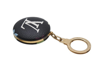 極美品 LOUIS VUITTON ルイヴィトン アストロトロピカル モノグラム キーチャーム M51912 PVC ブラック マルチカラー 中古 4b004654