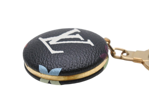 極美品 LOUIS VUITTON ルイヴィトン アストロトロピカル モノグラム キーチャーム M51912 PVC ブラック マルチカラー 中古 4b004654