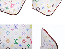 Load image into Gallery viewer, 極美品 LOUIS VUITTON ルイヴィトン ポシェット クレ コインケース 小銭入れ M93734 モノグラム マルチカラー ホワイト 村上隆 中古 4b004660