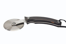 Load image into Gallery viewer, 極美品 CHROME HEARTS クロムハーツ PIZZA CUTTER ピザカッター CHプラス ホースシュー エボニーウッド シルバー925 中古 4b004871