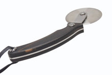 Load image into Gallery viewer, 極美品 CHROME HEARTS クロムハーツ PIZZA CUTTER ピザカッター CHプラス ホースシュー エボニーウッド シルバー925 中古 4b004871