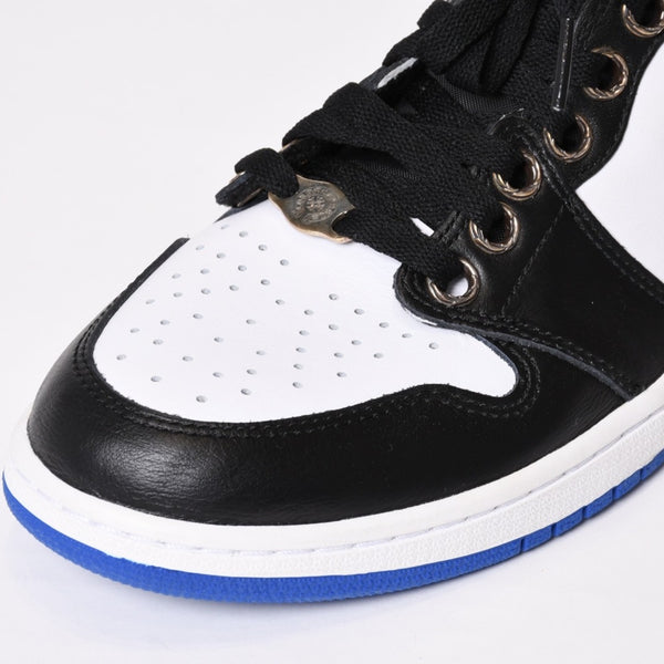 新品未使用 NIKE × FRAGMENT × CHROME HEARTS エアジョーダン1 スニーカー 716371 サイズ29.5cm ダガー装飾 中古 4c070378