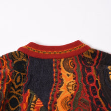 Load image into Gallery viewer, 極美品 COOGI クージー 3Dニット キッズサイズ12 ピュアニューウール マルチカラー レッド 中古 4b006108